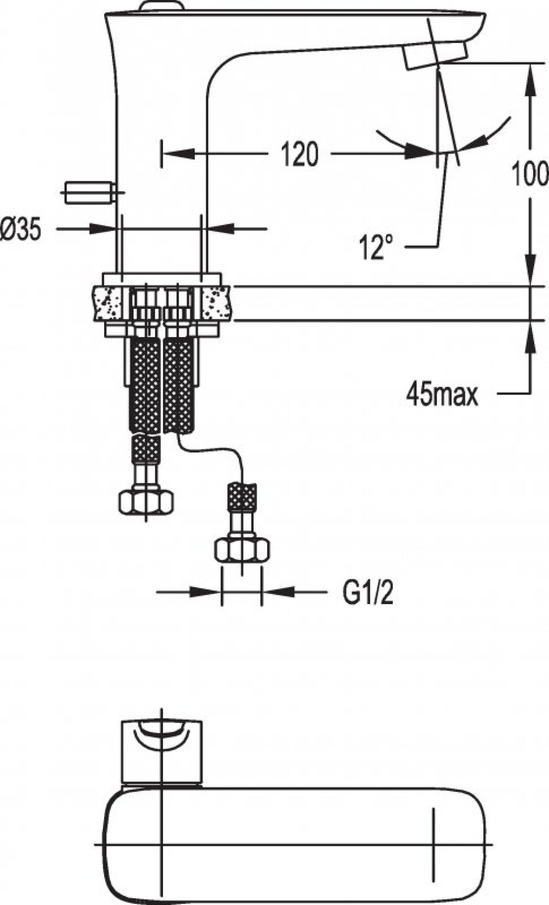 Смеситель для раковины Cezares TESORO-F-LS-01-W0, хром