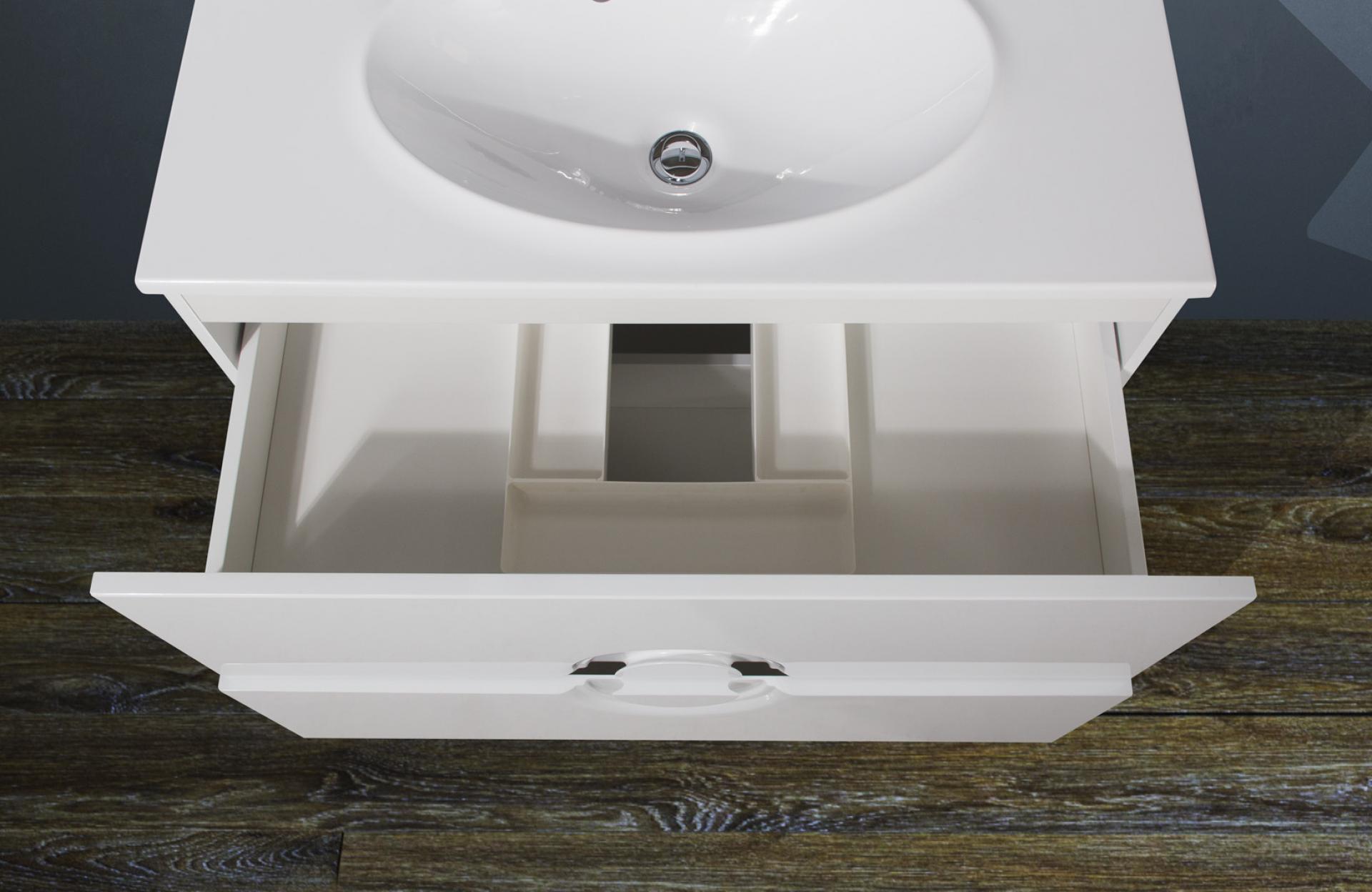 Тумба для комплекта BelBagno ONDA-900-2C-SO-BL bianco lucido