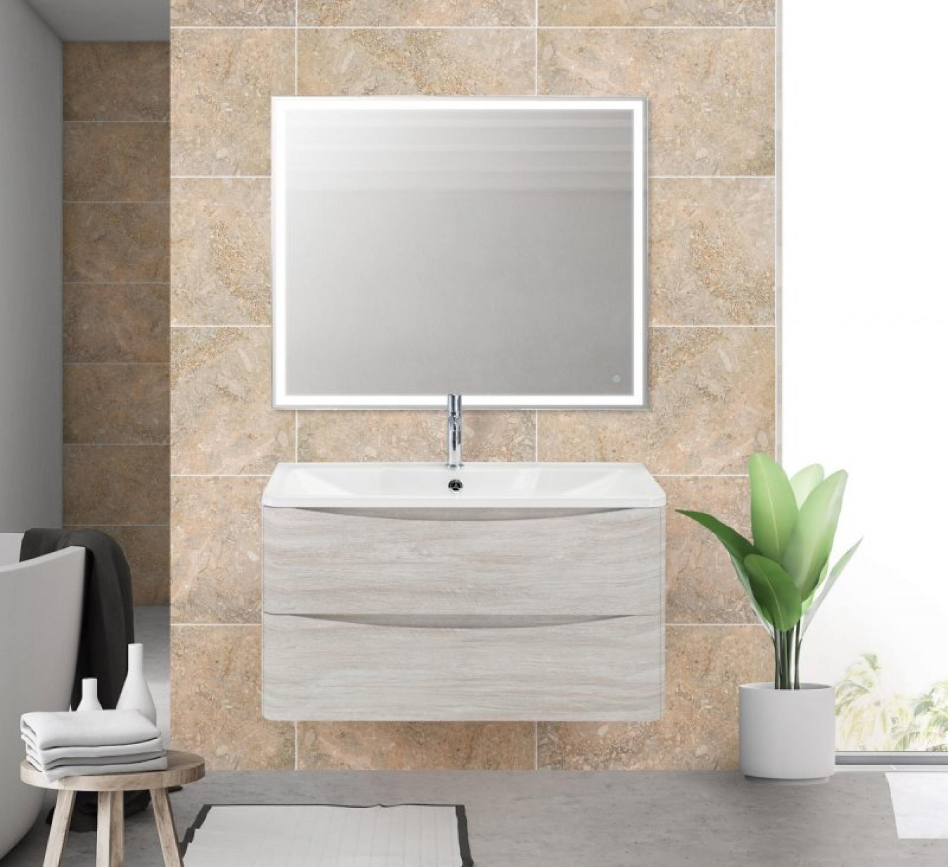 Тумба для комплекта BelBagno ACQUA-800-2C-SO-RVB rovere vintage bianco