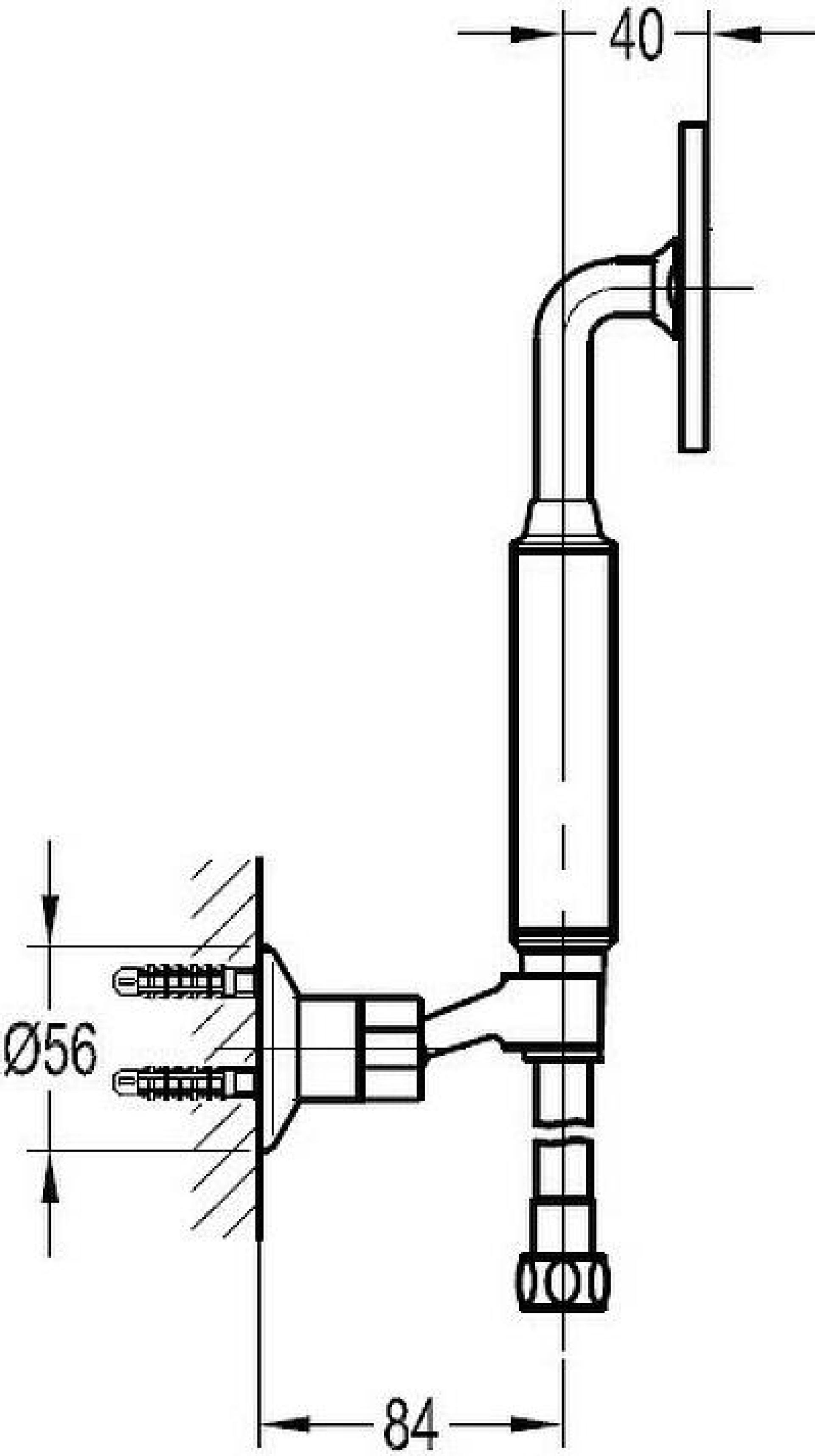 Душевой гарнитур Cezares ECO-KD-01, хром