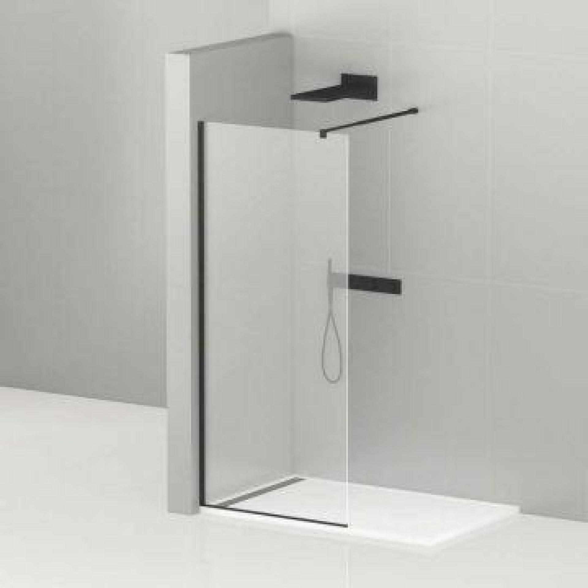 Перегородка душевая Cezares Liberta 80 LIBERTA-80-C стекло прозрачное