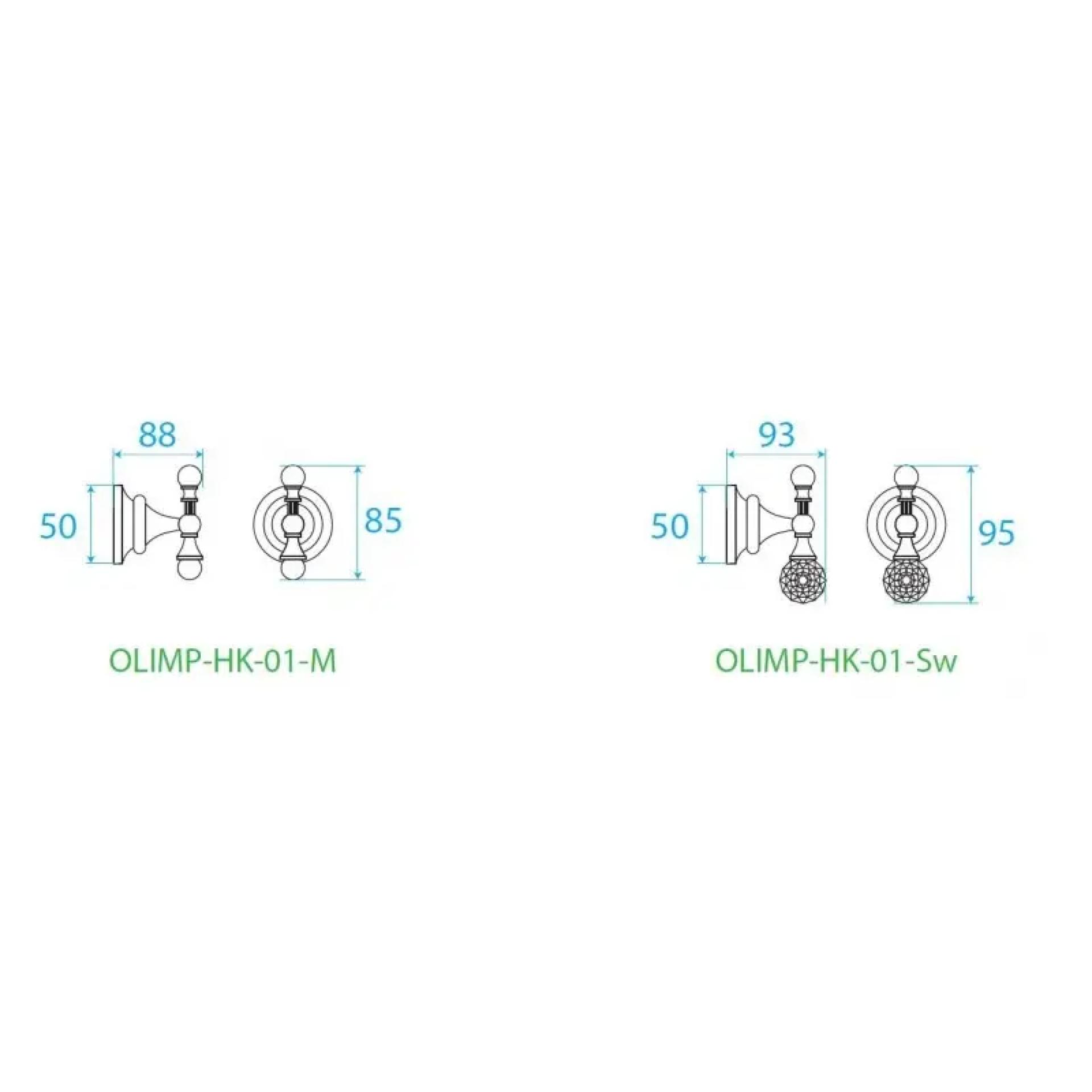 Крючок Olimp OLIMP-HK-02-Sw, бронза