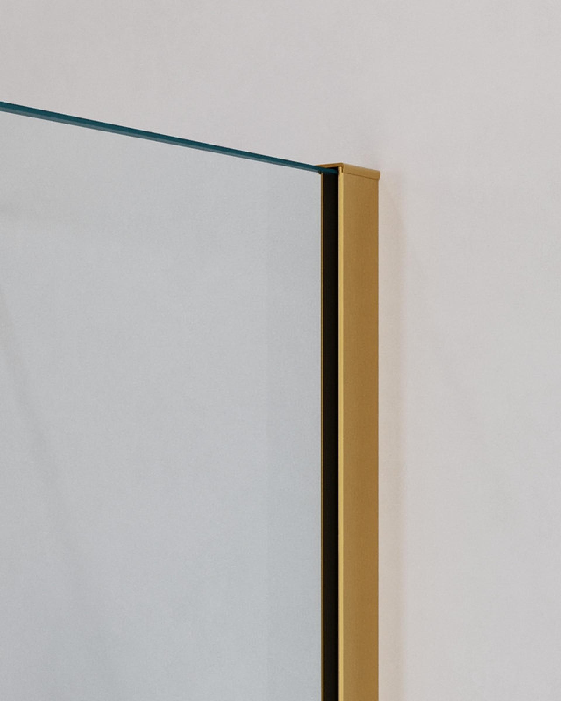 Пристенный профиль Cezares Slider SLIDER-WL/SSN-BORO брашированное золото