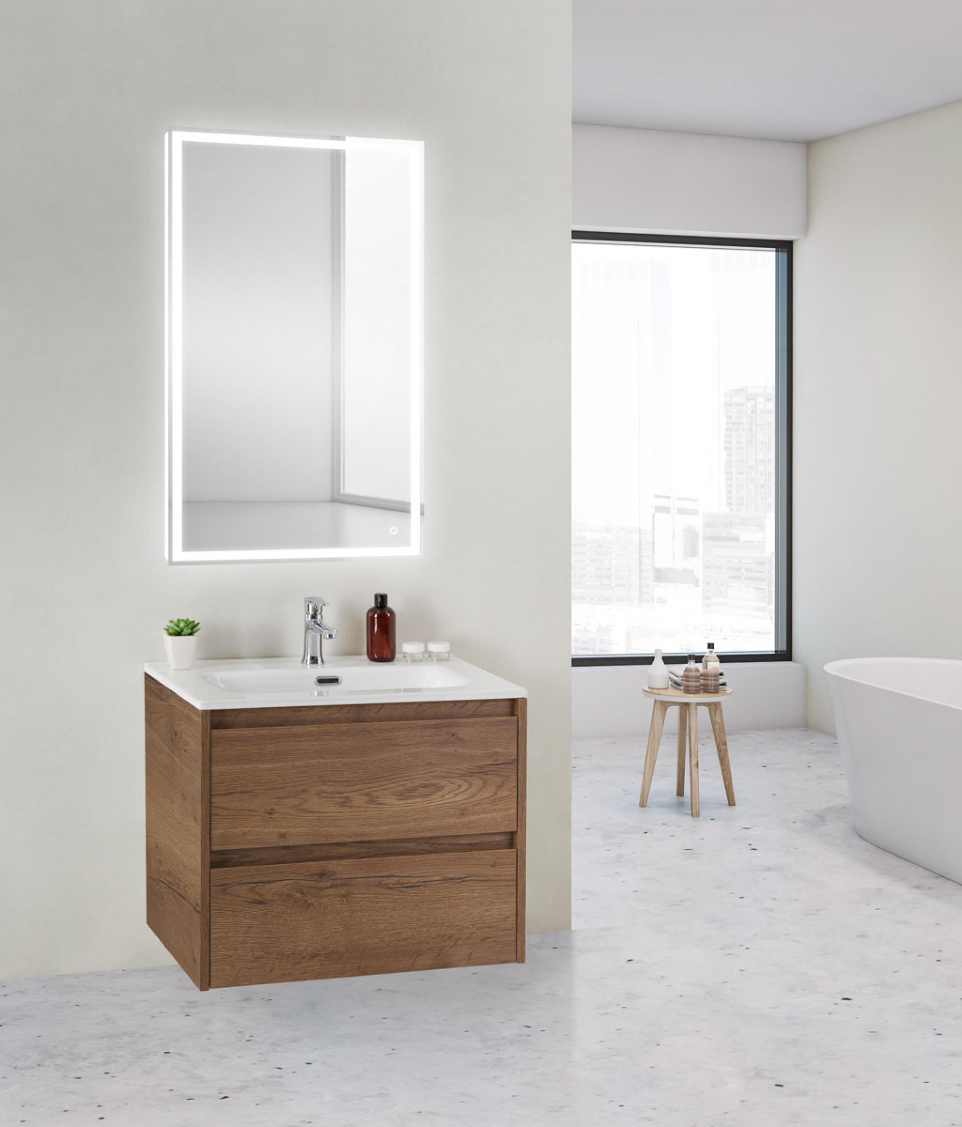 Тумба для комплекта BelBagno KRAFT 39-600/390-2C-SO-RT rovere tabacco