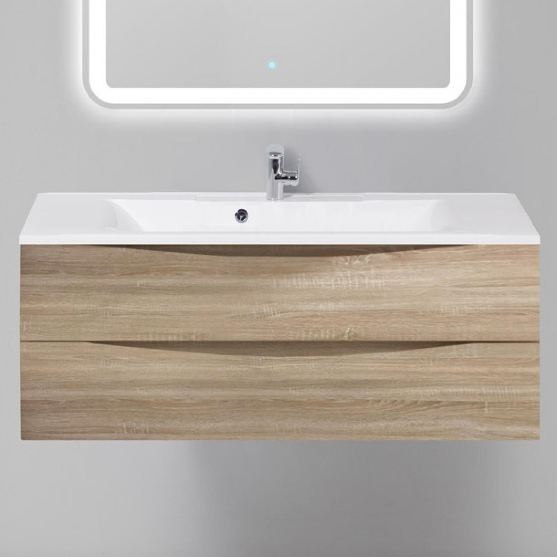 Тумба для комплекта BelBagno MARINO-1000-2C-SO-WO-P rovere bianco