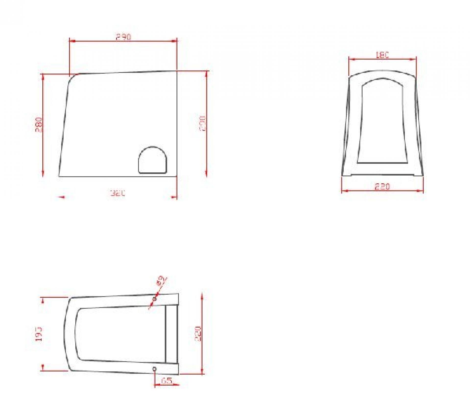 Полупьедестал BelBagno Lago BB128PH