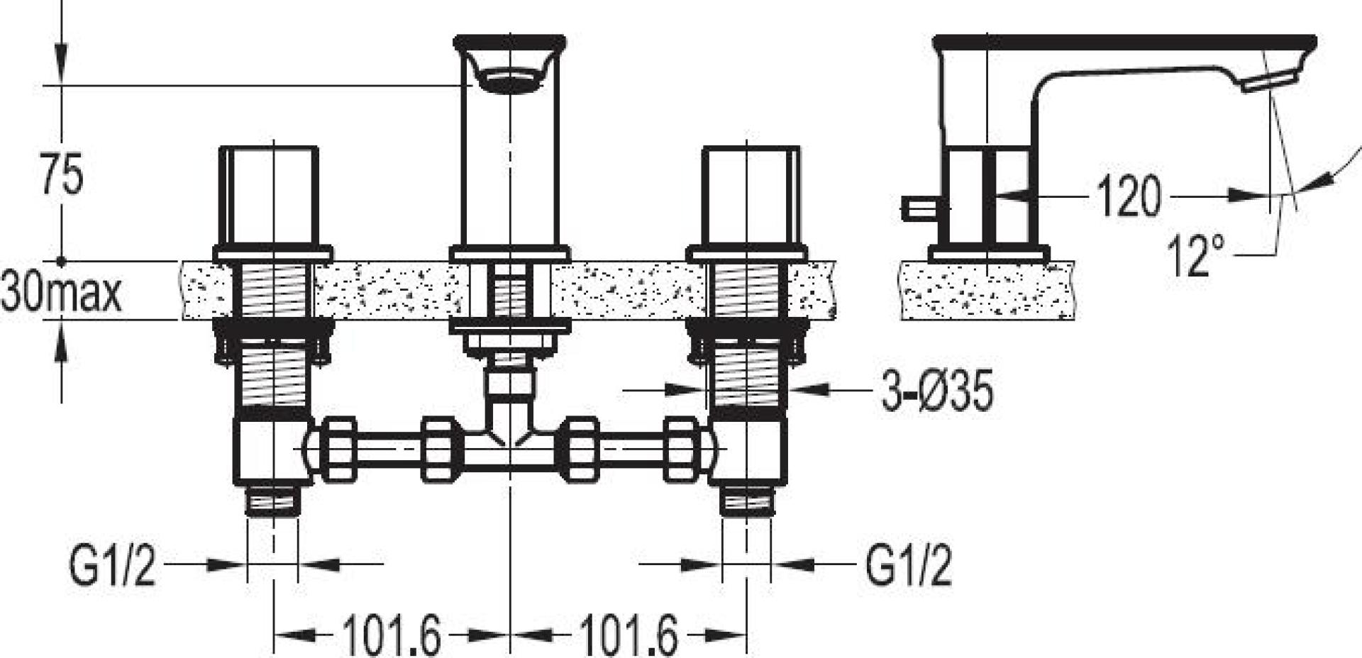 Смеситель для раковины Cezares CITY-BLS-01, хром