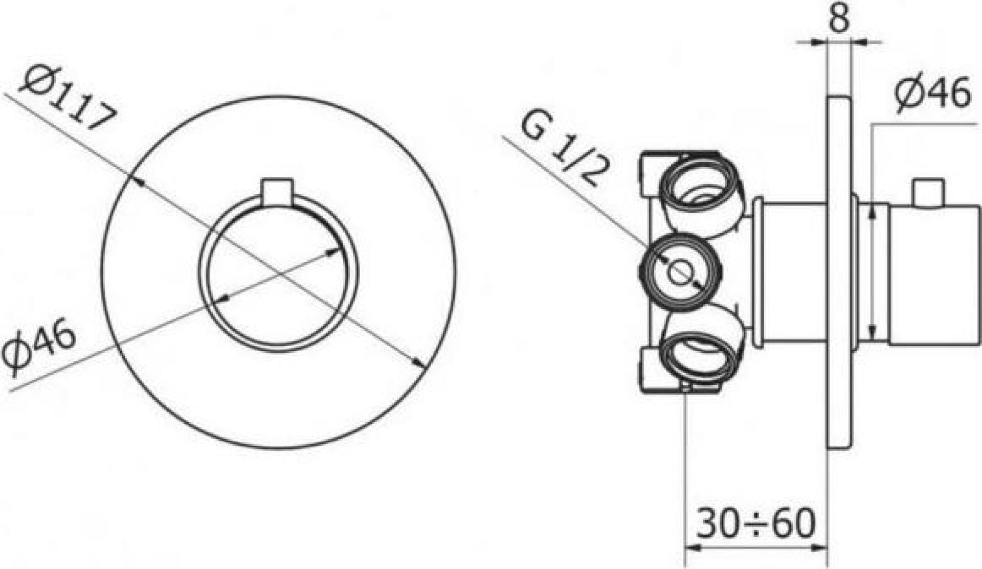 Смеситель для душа Cezares STELLA-DEV5-01-Cr, хром