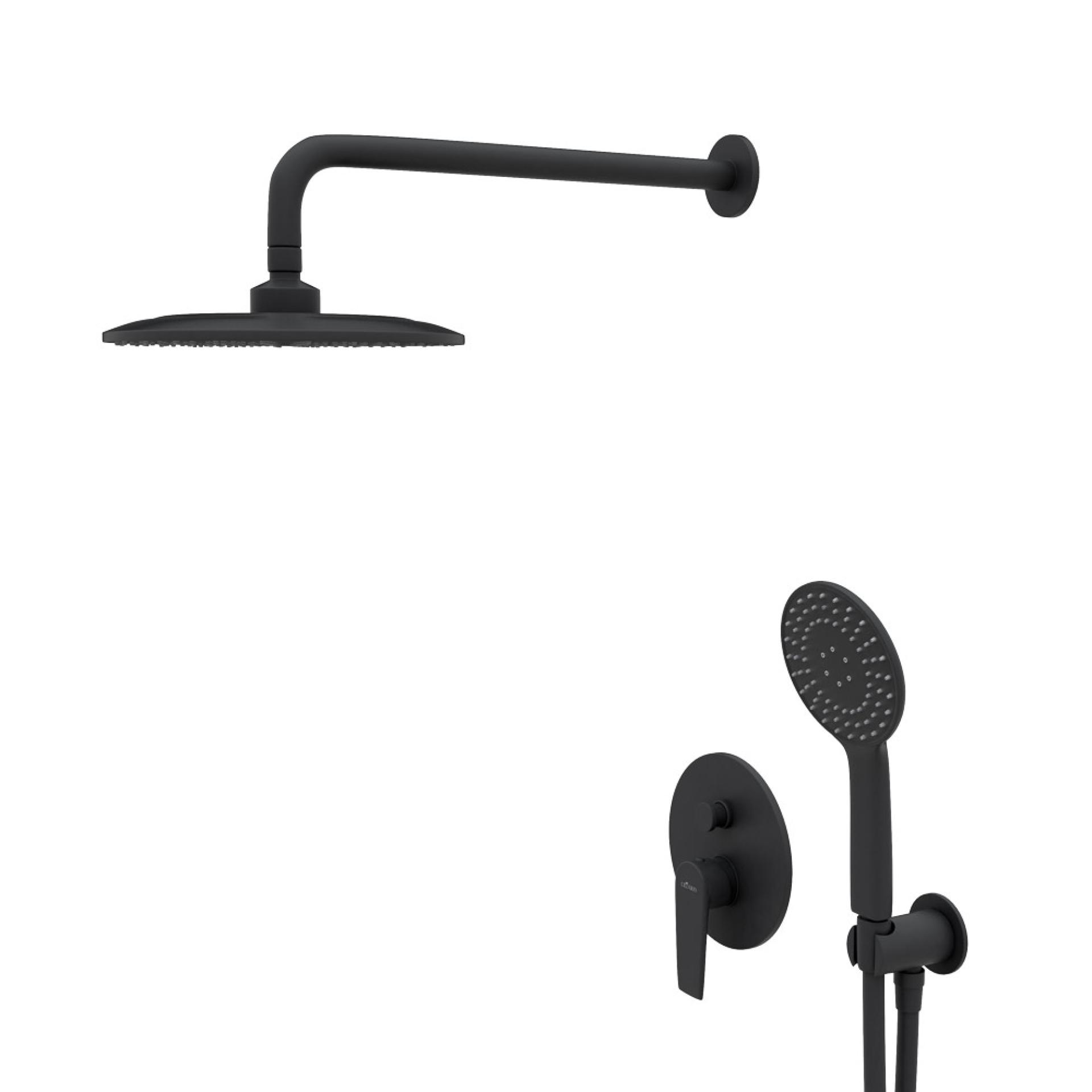 Душевая система Cezares Nautic NAUTIC-DSIP-NOP черный матовый