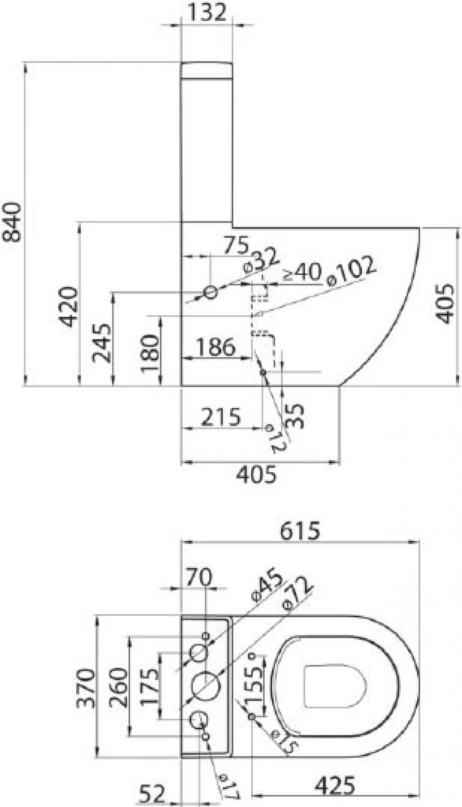 Унитаз-компакт BelBagno Sfera-r BB006CPR с бачком BB006T