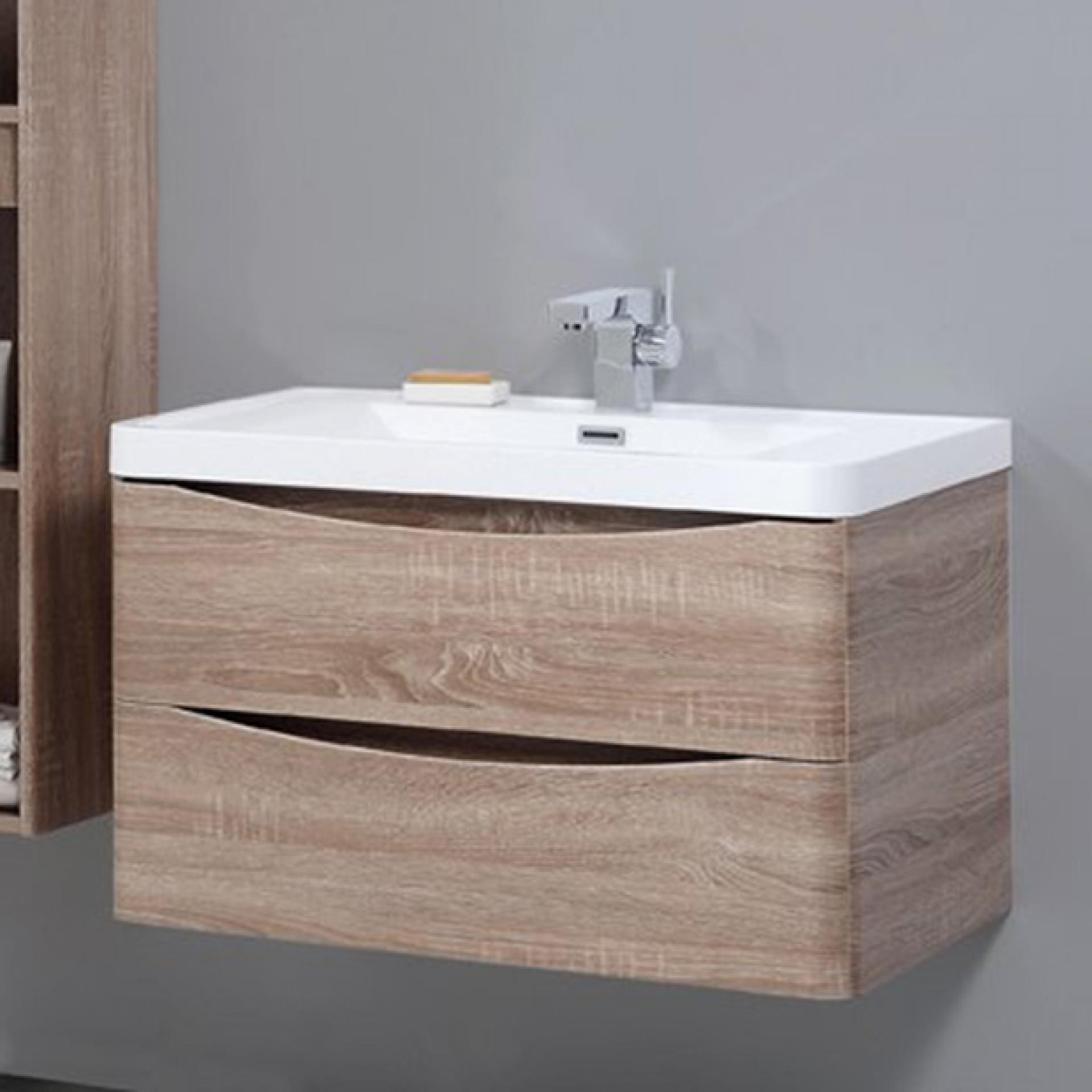 Тумба для комплекта BelBagno ANCONA-N-900-2C-SO-WO rovere bianco