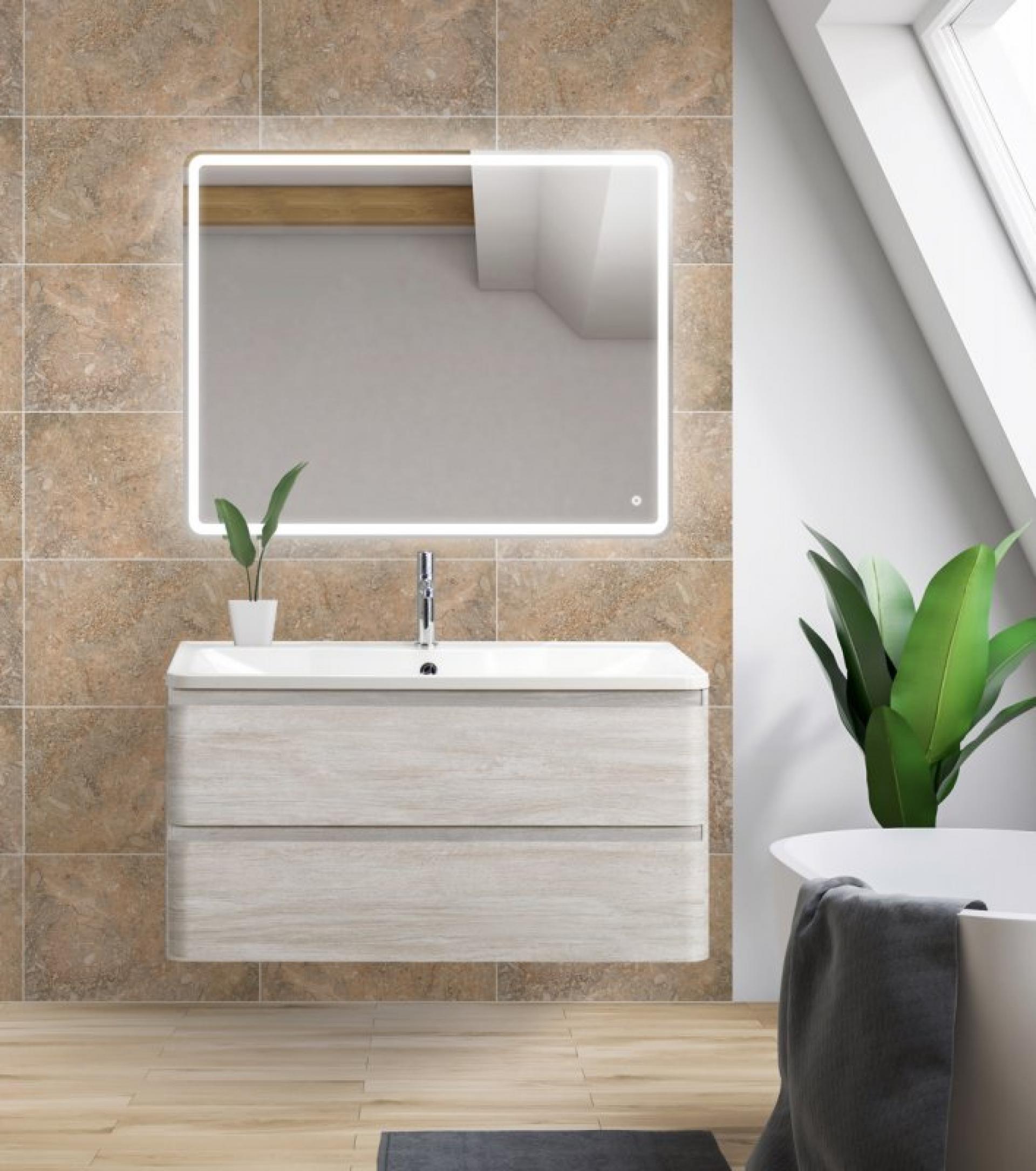 Тумба для комплекта BelBagno ALBANO-800-2C-SO-RVB rovere vintage bianco