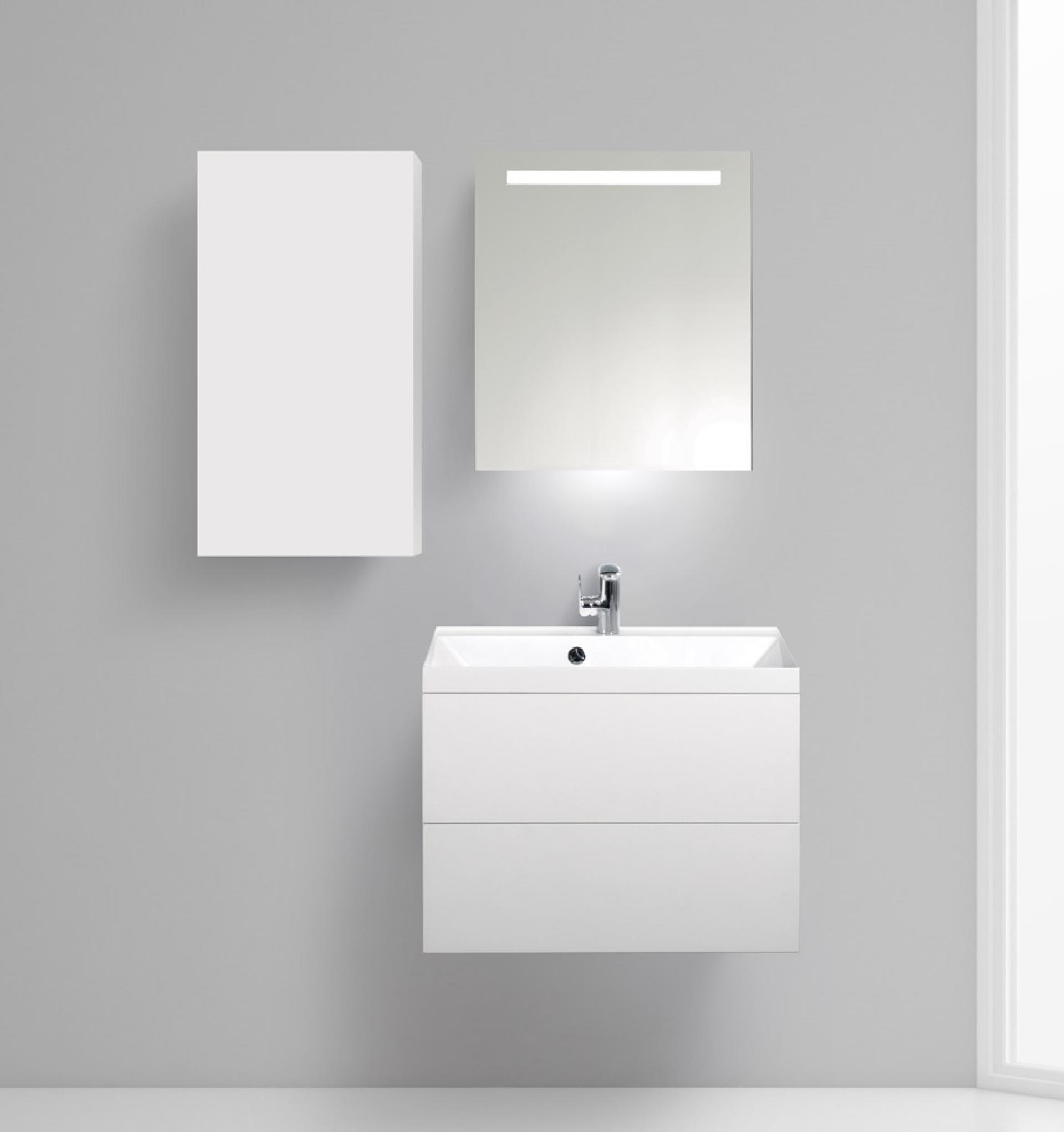 Шкаф BelBagno REGINA-750-1A-SC-BO-P-BLUM-L bianco opaco