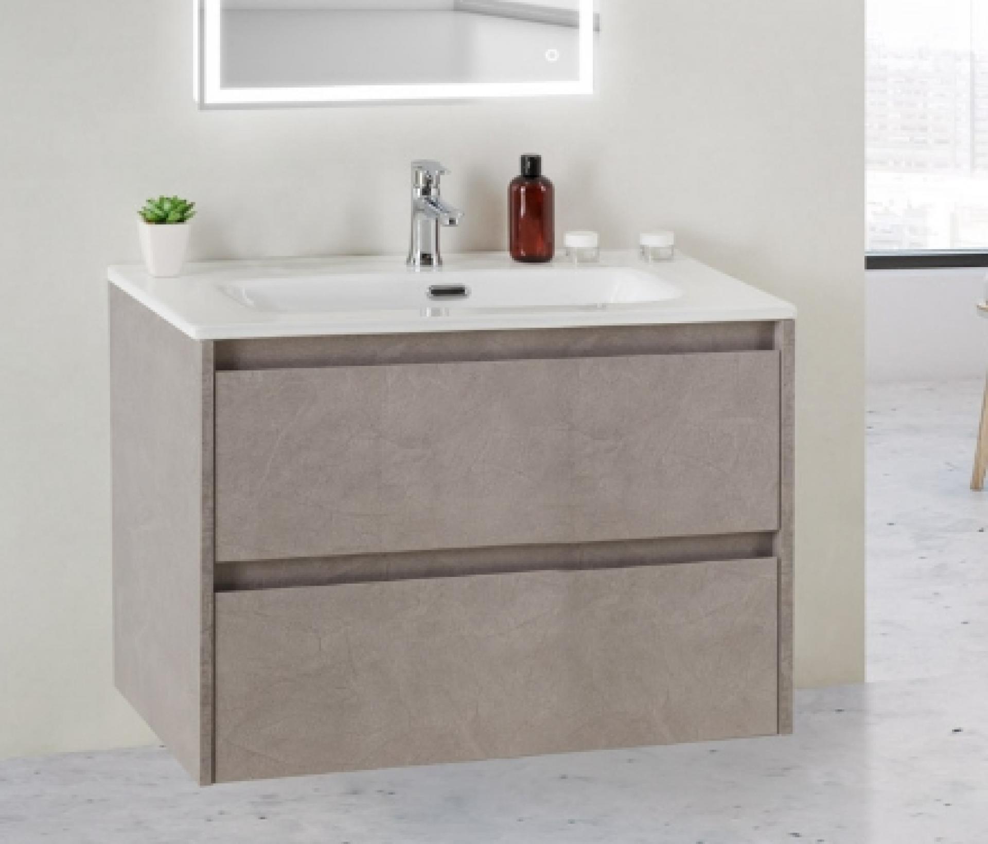 Тумба для комплекта BelBagno KRAFT 39-600/390-2C-SO-PG pietra grigio