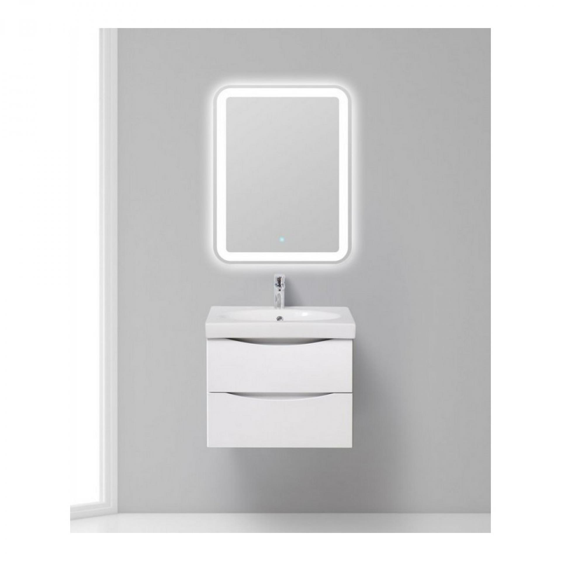 Тумба для комплекта BelBagno FLY-600/EMP-2C-SO-BL-P bianco lucido