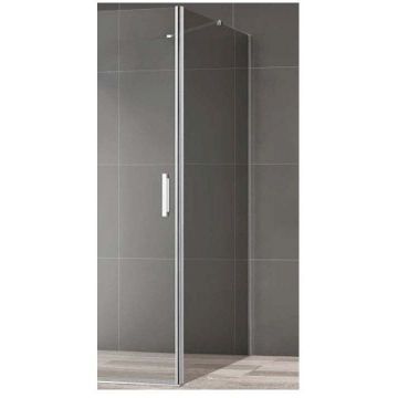 Перегородка душевая Cezares Slider 93.7 SLIDER-100-GL-FIX-C стекло прозрачное