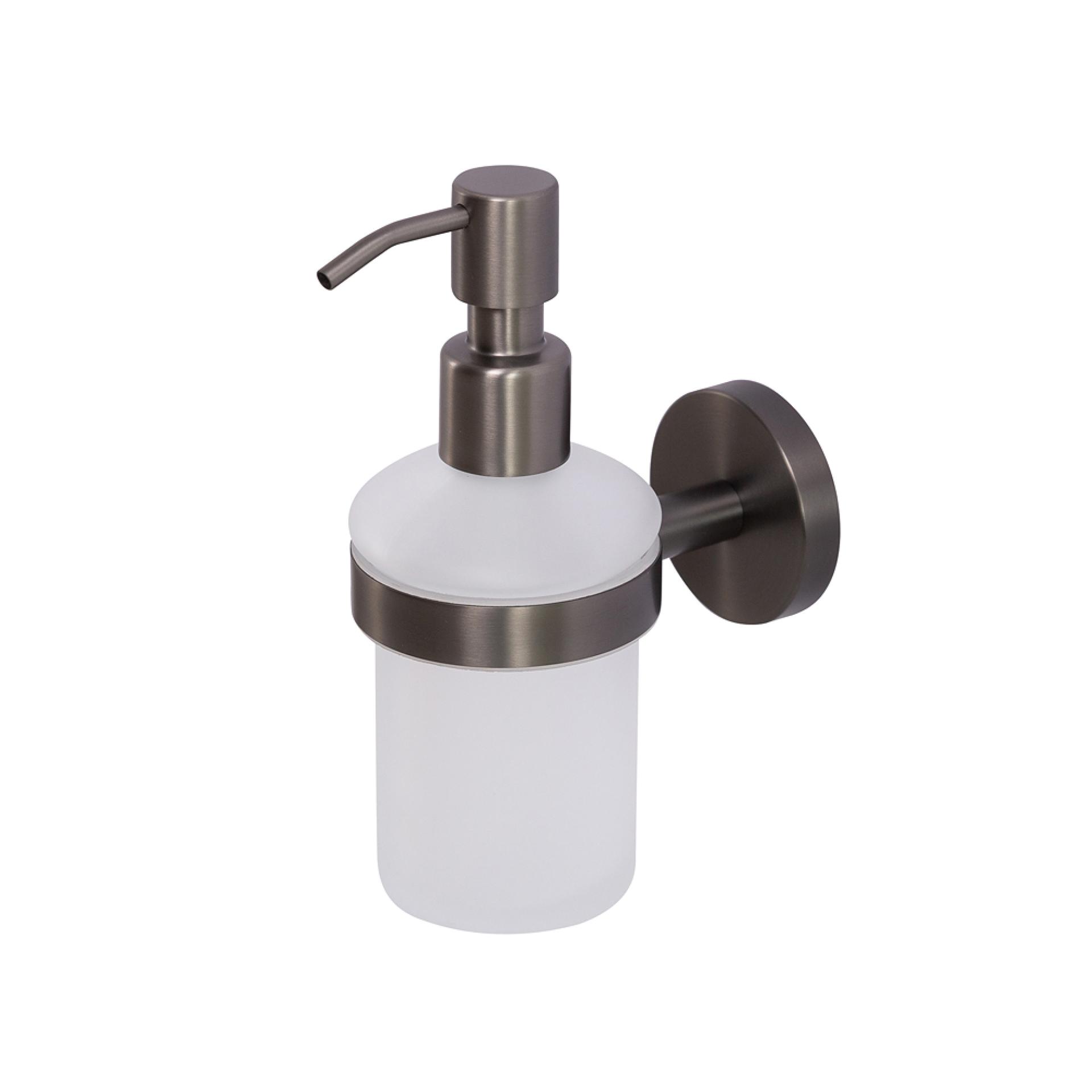 Дозатор жидкого мыла Cezares Relax RELAX-SOIS-V-GM оружейная сталь