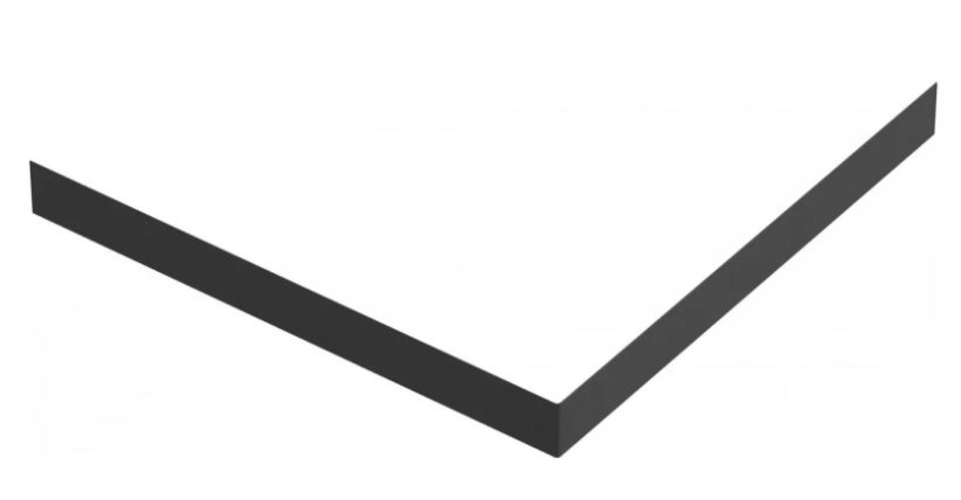 Экран для поддона Cezares TRAY-AS-A-90-100-SCR-NERO черный матовый