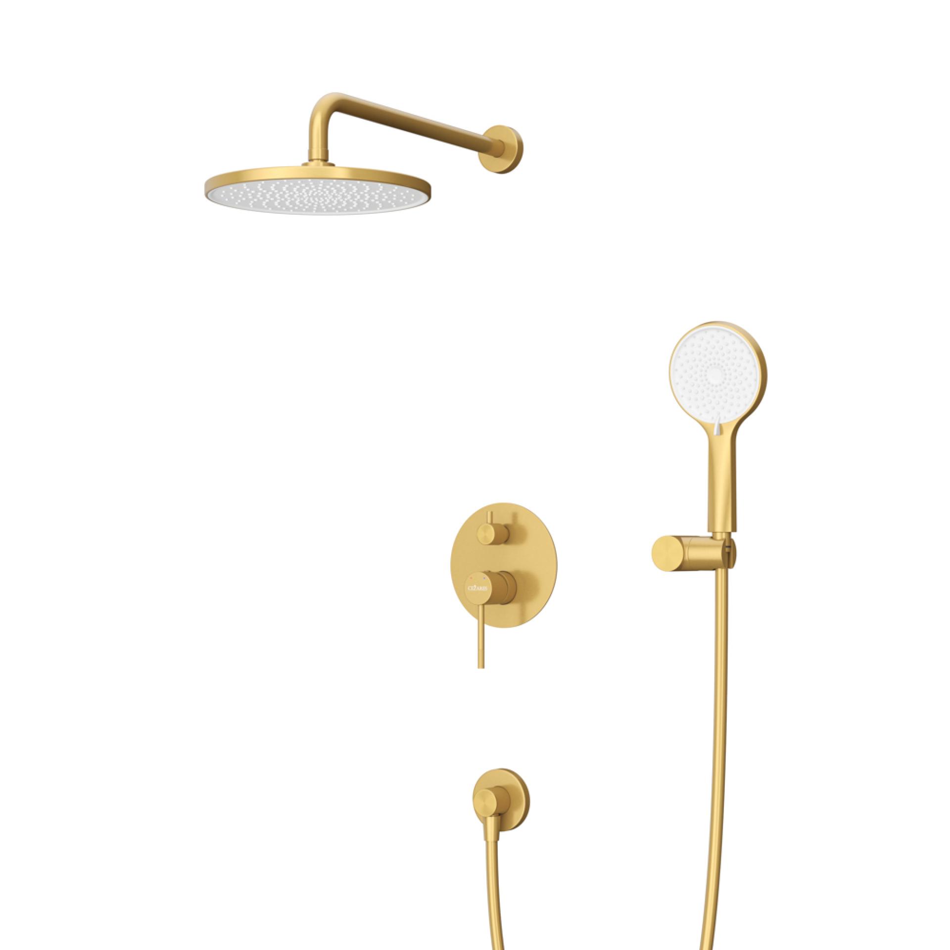 Душевая система Cezares Relax RELAX-DSET-BORO брашированное золото