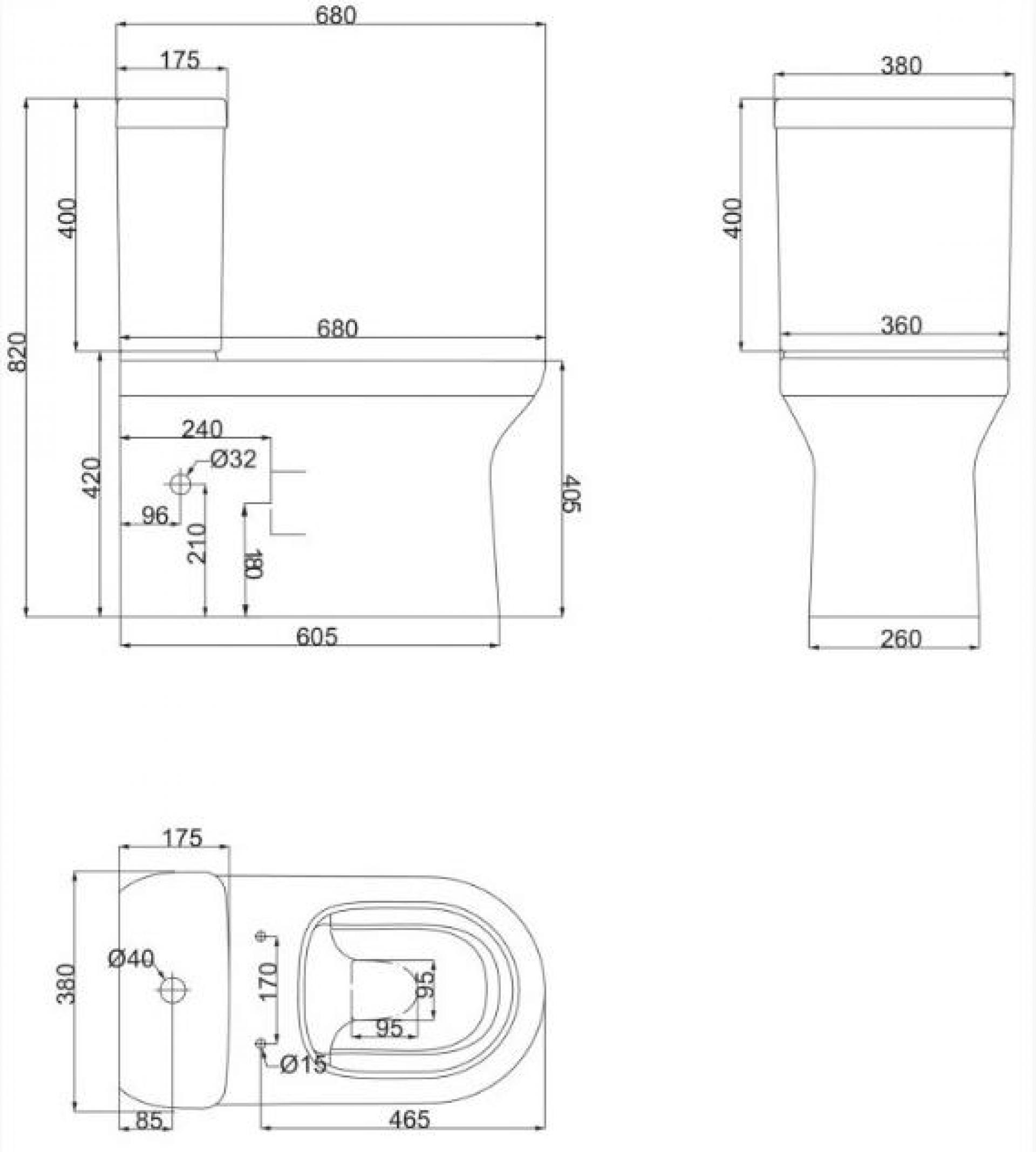 Чаша унитаза безободкового BelBagno Vella-R P-trap BB620CPR