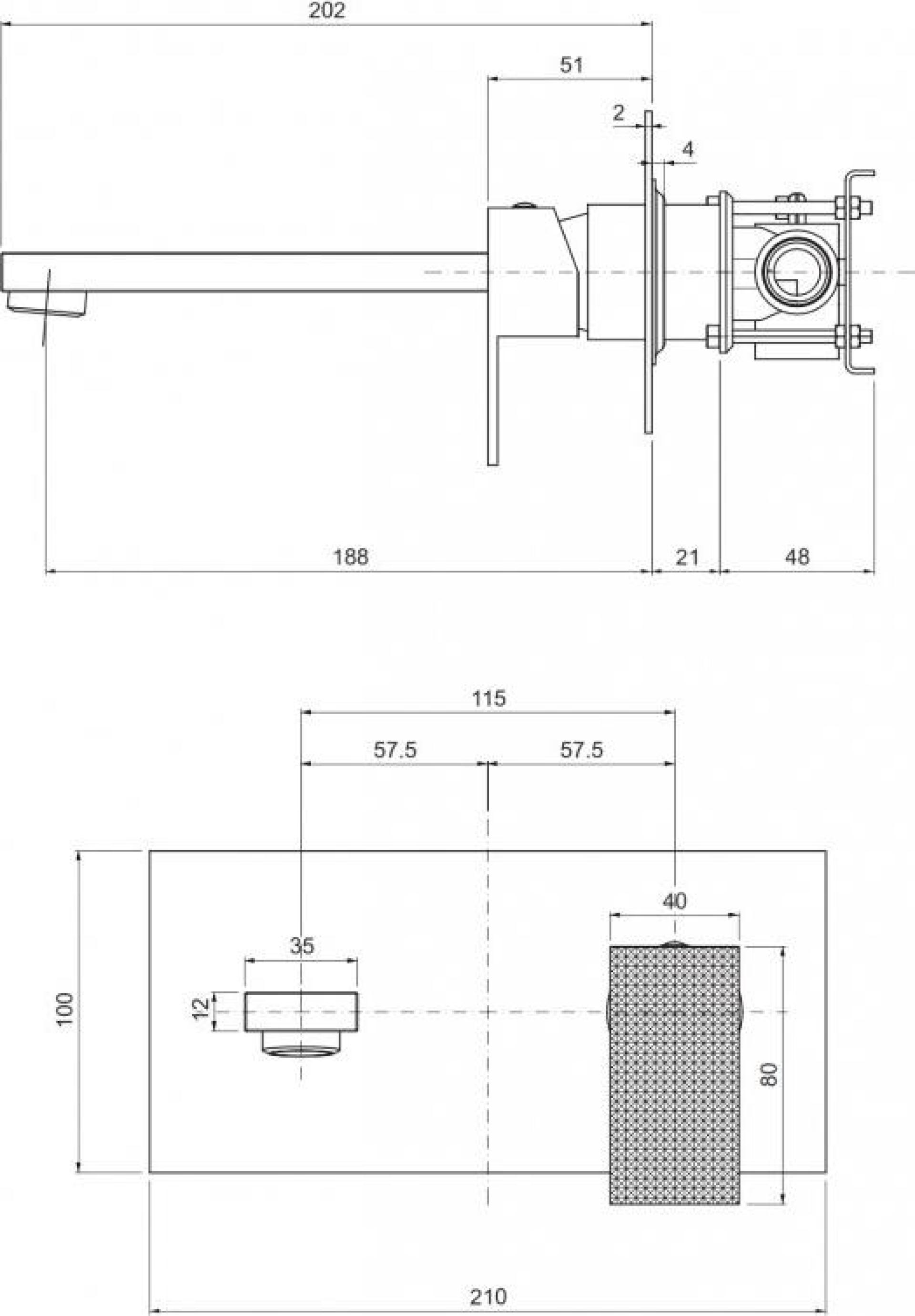 Смеситель для раковины Cezares PRIZMA-BLI-03/24, золото