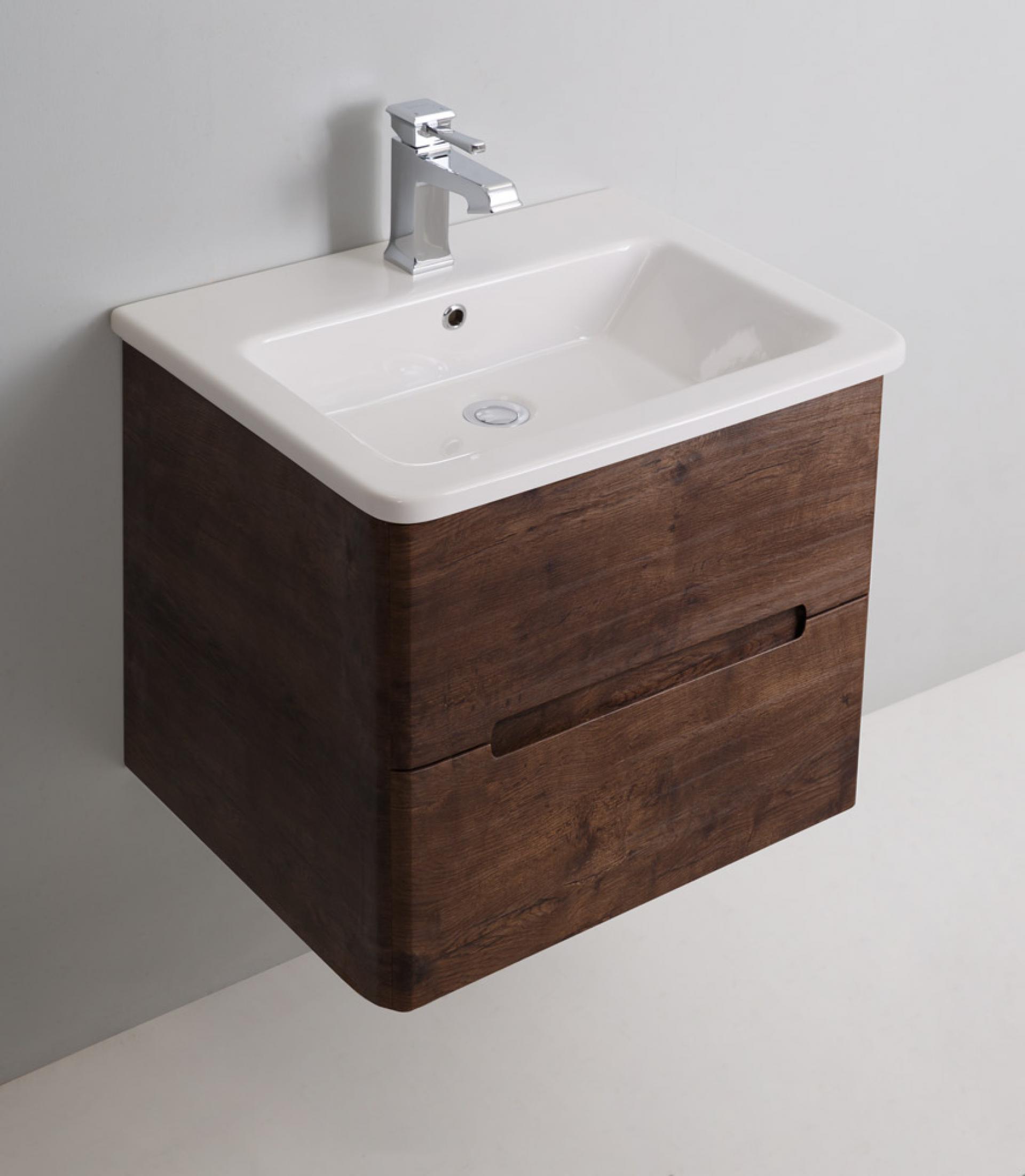 Тумба для комплекта BelBagno LUXURY-600-2C-SO-RW-P rovere moro