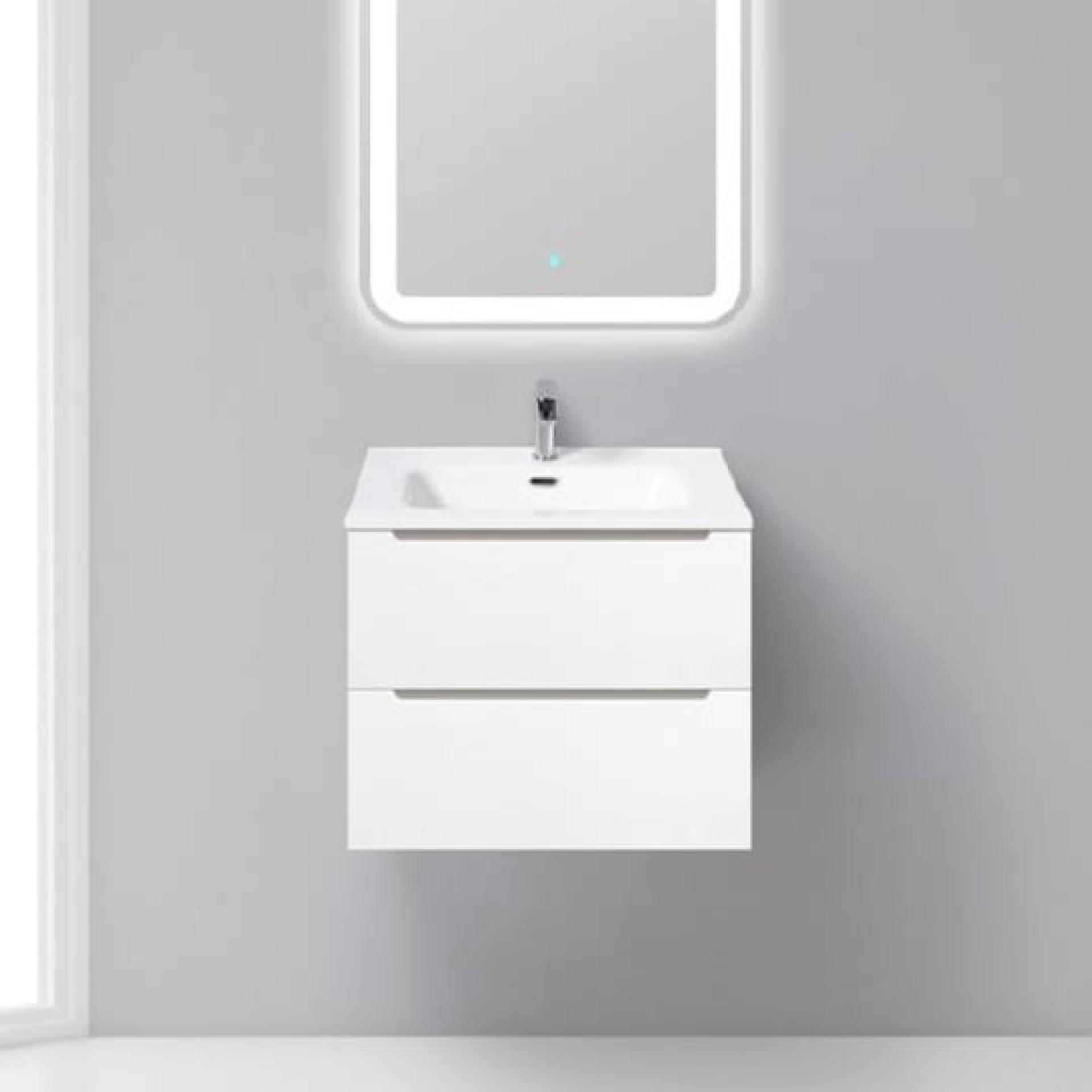 Тумба для комплекта BelBagno ETNA-600-2C-SO-BL-P bianco lucido