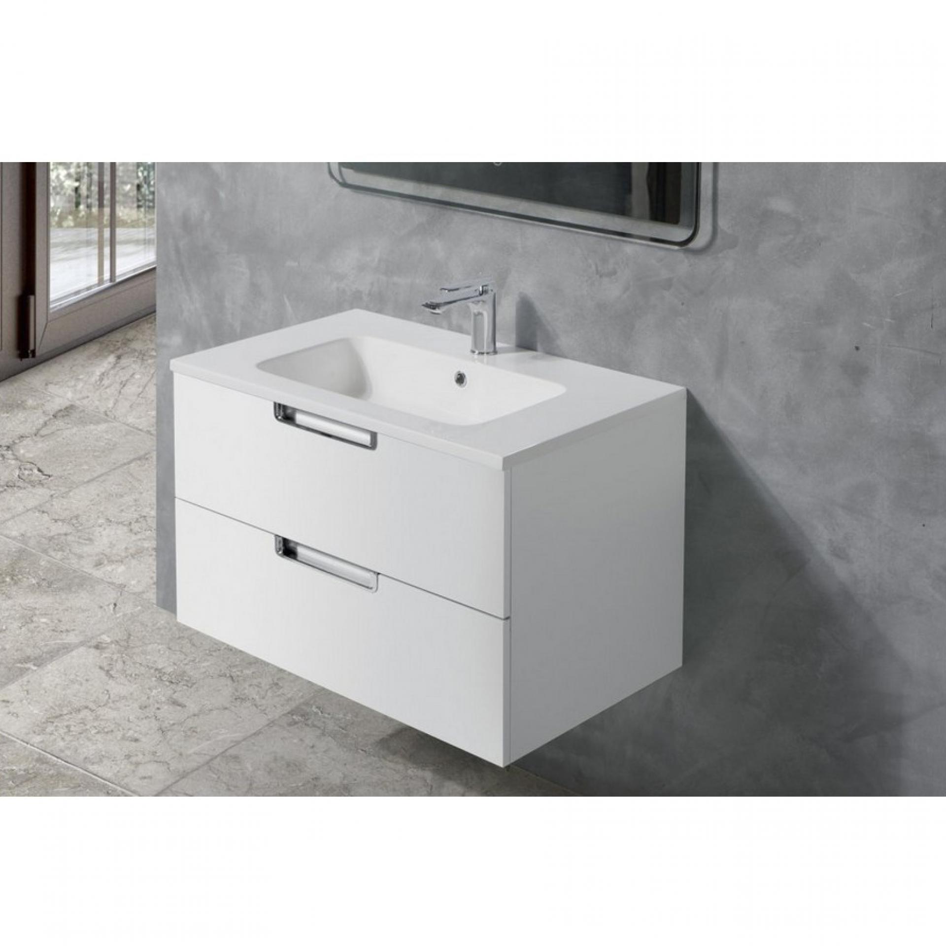 Тумба для комплекта BelBagno Leticia BB800DDAC/BL bianco lucido