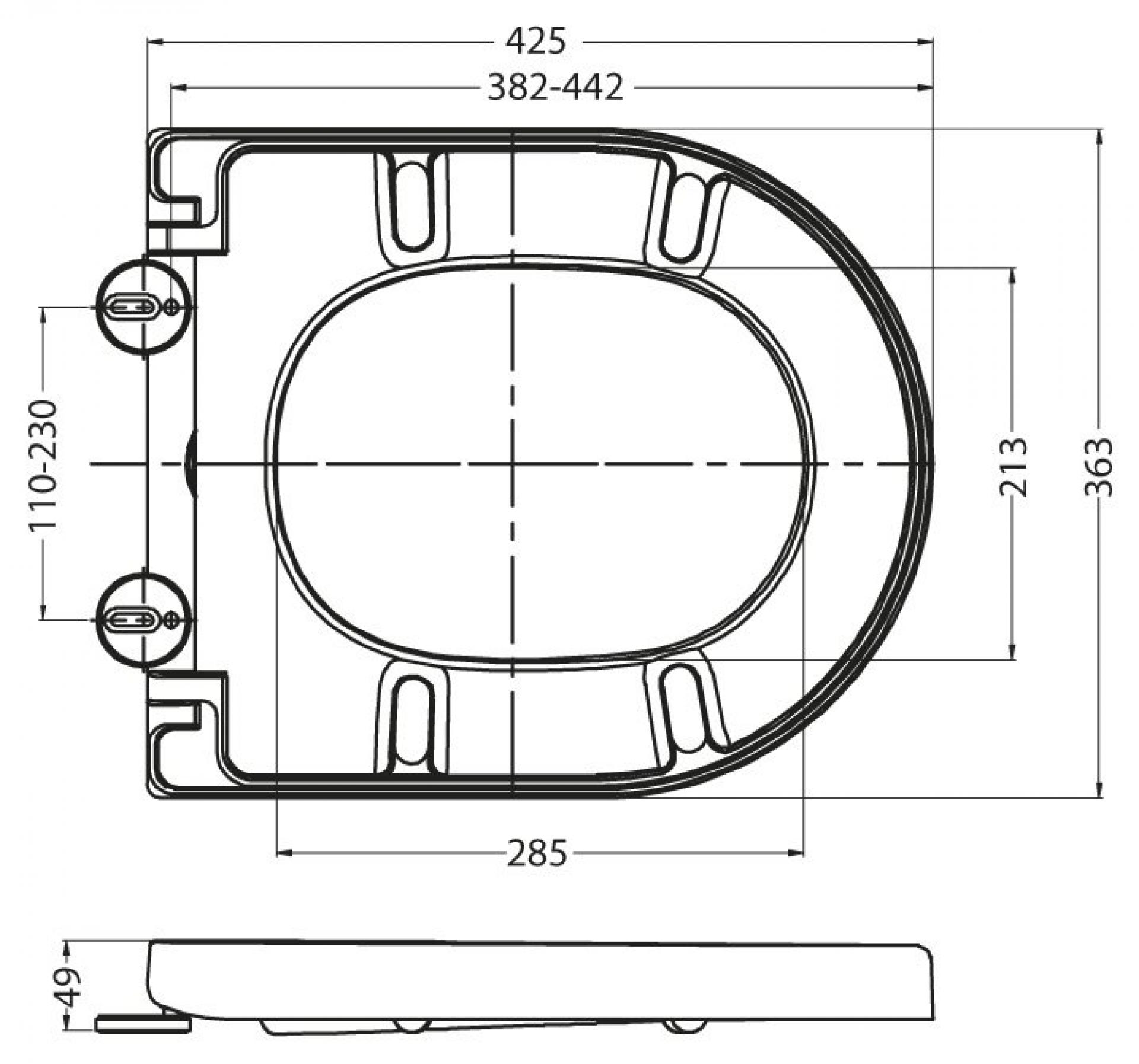 Крышка-сиденье BelBagno Sfera-r BB2009SC с микролифтом