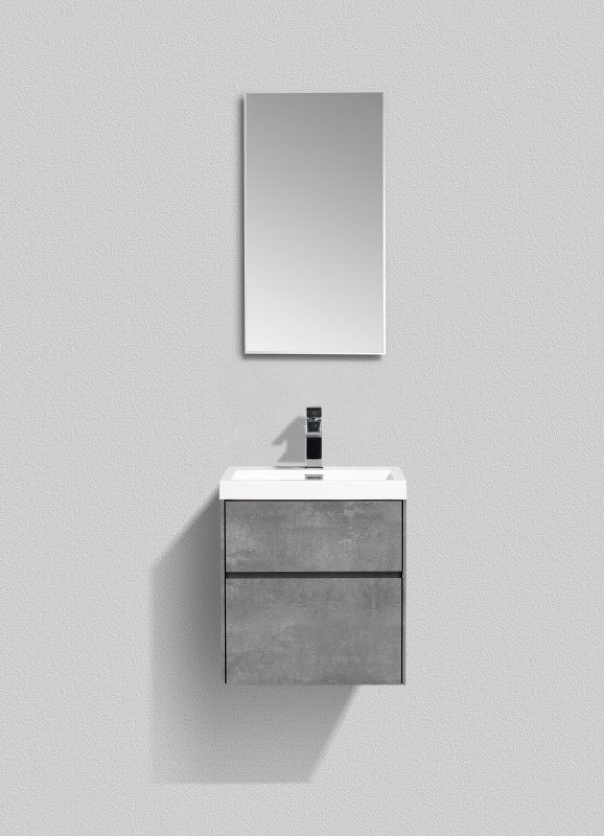 Тумба для комплекта BelBagno PIETRA MINI-500AS-2C-SO-SCM stucco cemento