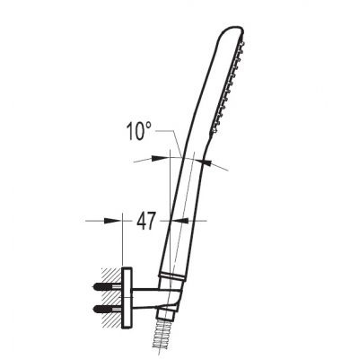 Душевой гарнитур Cezares CITY-F-KD-01, хром