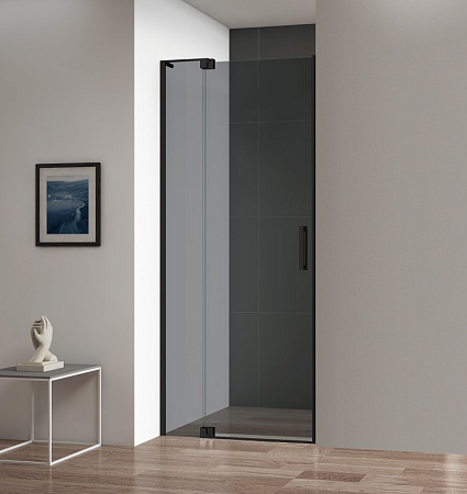 Дверное полотно Cezares Slider 90 SLIDER-90/100-GL-FIX/DOR-BR стекло тонированное