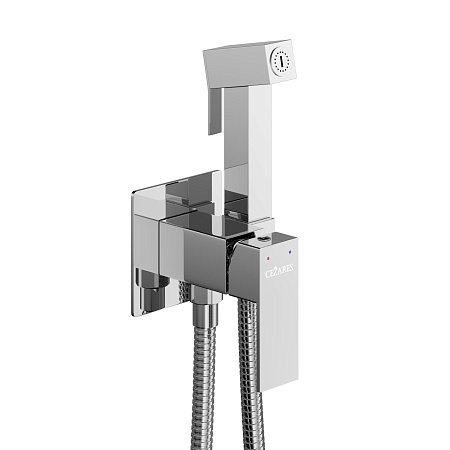 Гигиенический душ Cezares Slider SLIDER-DIF-01 со смесителем, хром