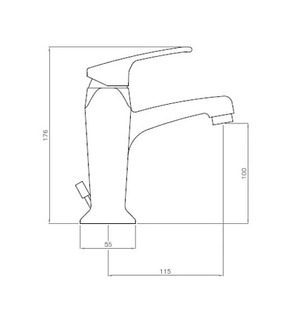 Смеситель для раковины Cezares Legend Legend-LSM2-02 бронза