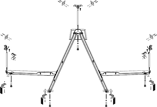 Каркас для ванны Cezares Plitvice 140