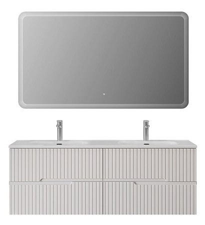 Тумба под раковину Cezares Duet-N-1400-4C-SO-2-BL bianco lucido