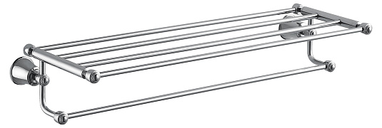 Полка для полотенец Cezares Liberty CZR-F-8980 хром