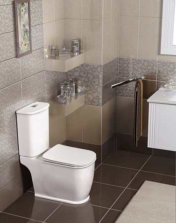 Унитаз-компакт BelBagno Prado BB10150CP с бачком BB10150T