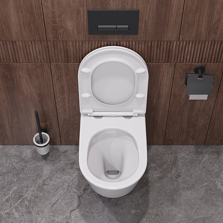 Подвесной унитаз Cezares Liner CZR-3808-53-TH-TOR/SC белый