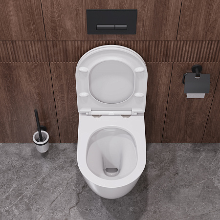 Подвесной унитаз Cezares Relax CZR-3806-53-TH-TOR/SC белый