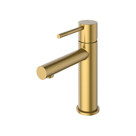 Смеситель для раковины Cezares Relax RELAX-LS2-BORO с донный клапаном, брашированное золото