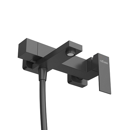 Смеситель для ванны с душем Cezares Slider SLIDER-VD-NOP черный матовый