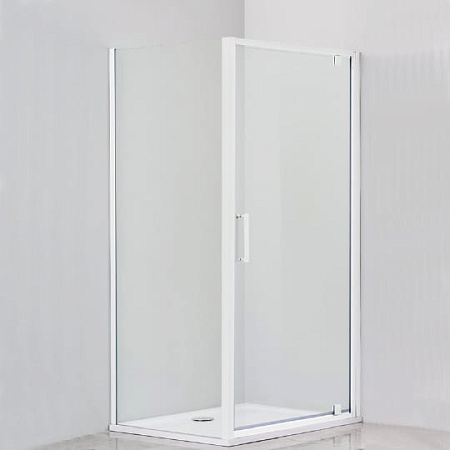 Душевой уголок Cezares RELAX-AHA-1-80/90-C-Bi стекло прозрачное