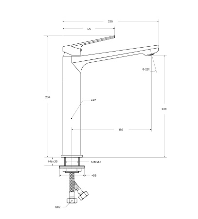 Смеситель для раковины Cezares Comfort COMFORT-LC-01-W0 хром