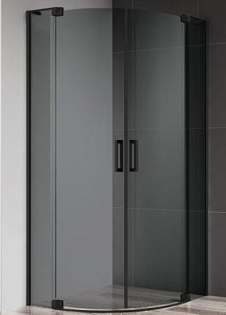 Пристенный профиль Cezares Slider SLIDER-R2-WL/SSN-NERO черный