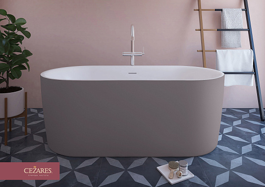 Акриловая ванна Cezares Metauro 180х80 METAURO-INT-Central-180-80-60-G-W-MATT серый матовый