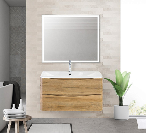 Тумба для комплекта BelBagno ACQUA-800-2C-SO-RR rovere rustico