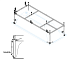 Каркас для ванны Cezares PLANE-200-90-MF-R