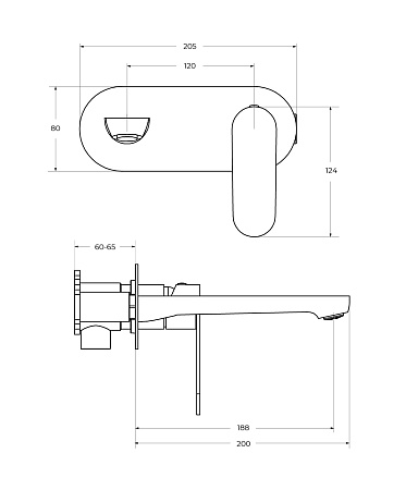 Смеситель для раковины Cezares Stylus STYLUS-BLI1-BORO-W0 брашированное золото