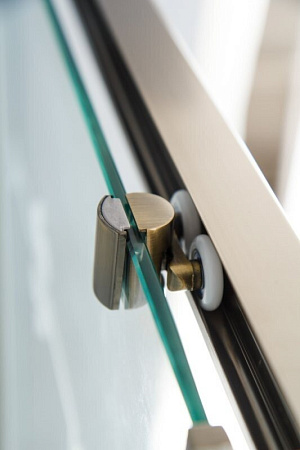 Душевой уголок Cezares GIUBILEO-AH-1-120/90-SCORREVOLE-CP-G стекло прозрачное узорчатое